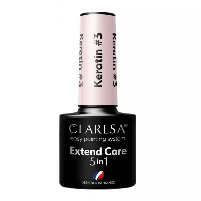 Claresa Extend Care 5in1 Keratin baza pod lakier hybrydowy 3 5 g