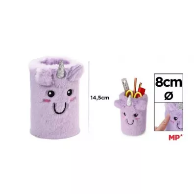 Mp Main Paper Pojemnik pluszowy na przybory szkolne Unicorn