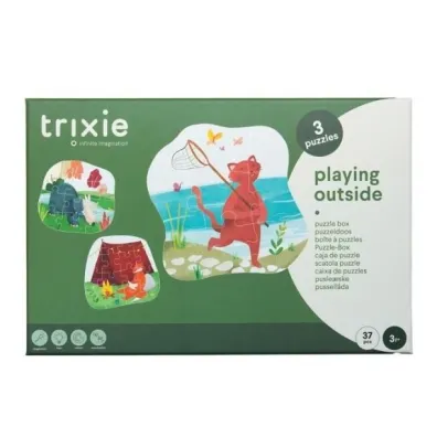 Puzzle 3w1 Zabawa na dworze Trixie Baby