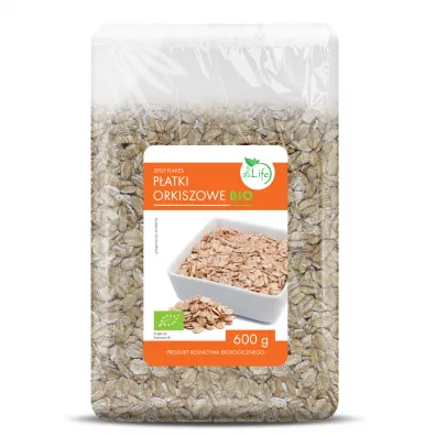 BioLife Patki orkiszowe 600 g Bio