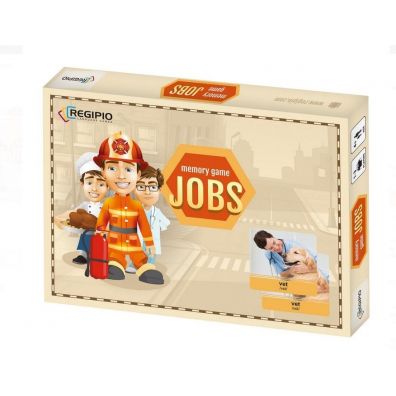 Memory Game. Jobs. Edukacyjna gra pamiciowa