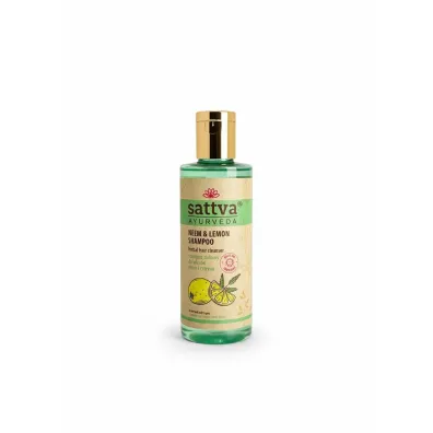 Sattva Szampon zio�owy do w�os�w neem i cytryna 210 ml