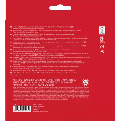 Faber-Castell Kredki o��wkowe + 3 kredki dwustronne + temper�wka 27 szt.