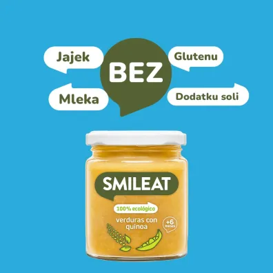 Smileat S�oiczek z ekologicznymi warzywami i komos� ry�ow� po 6 miesi�cu 230 g Bio