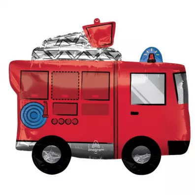 Amscan Balon foliowy SuperShape W�z stra�acki 66x55cm