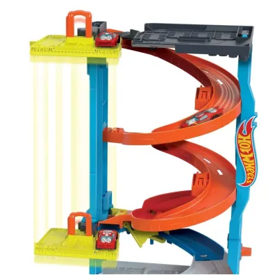 Hot Wheels. City Wy�cigowa wie�a z transformacj�. Zestaw HKX43 Mattel