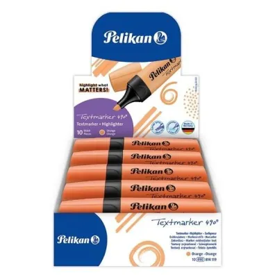 Pelikan Zakre�lacz 490 pomara�czowy 10 szt.