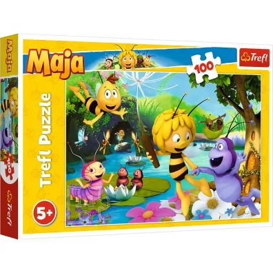 Puzzle 100 el. Pszczka Maja i przyjaciele Trefl