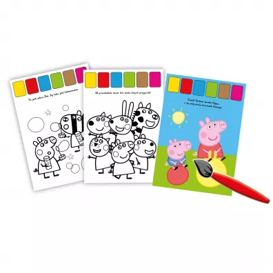 W barwnym �wiecie Peppy. Peppa Pig. Jak malowane. Cz�� 1