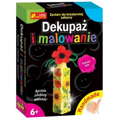 Handmade - Dekupa i malowanie. Kwiaty lata Ranok-Creative