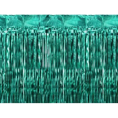 PartyDeco Kurtyna party butelkowa ziele� 100x200cm