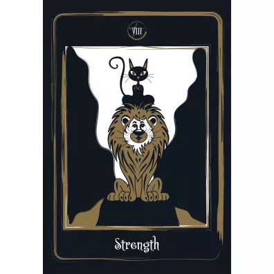 Golden Black Cat Tarot, karty