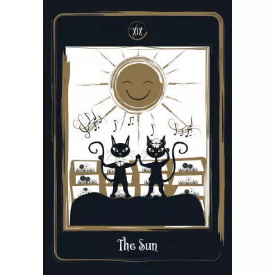 Golden Black Cat Tarot, karty