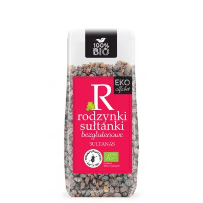 Eko Alfabet Rodzynki su�tanki bezglutenowe 200 g Bio