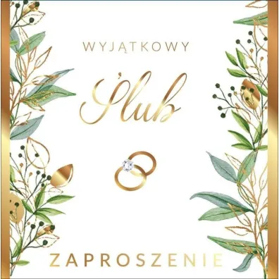 Kukartka Zaproszenie �lub