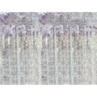 PartyDeco Kurtyna party holograficzny 100x200cm