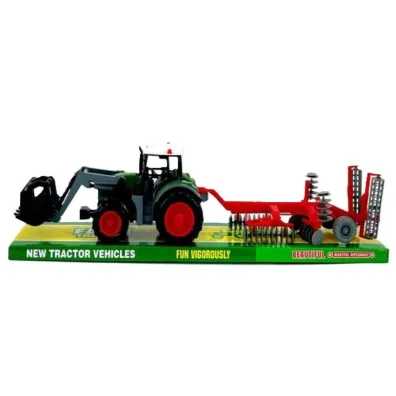 Traktor z bron� talerzow� z turem Macyszyn Toys