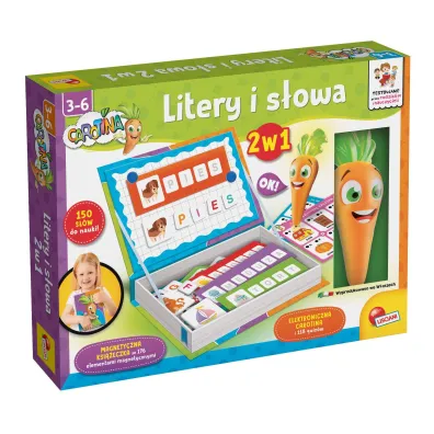 Lisciani Carotina Litery i S�owa 2w1 304-PL110032
