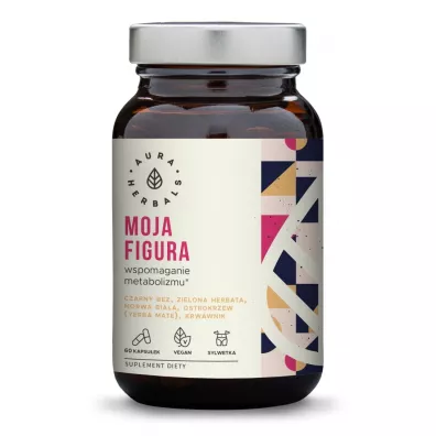 Aura Herbals Moja Figura - Wspomaganie metabolizmu - Suplement diety 60 kaps.
