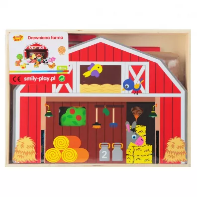 Farma drewniana z akcesoriami SMILY PLAY SPW84946
