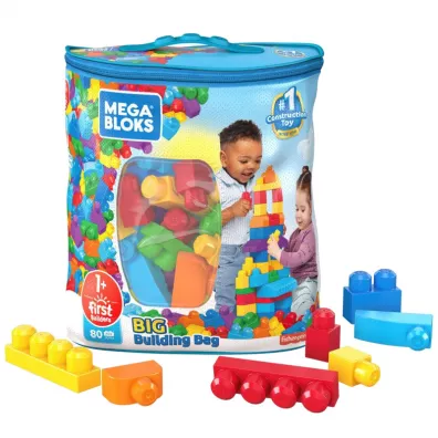 Mega Bloks. Klocki 80 element�w Torba First Builders CYP72