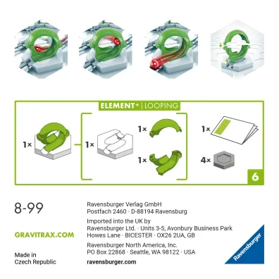 Gravitrax. Dodatek P�tla Ravensburger