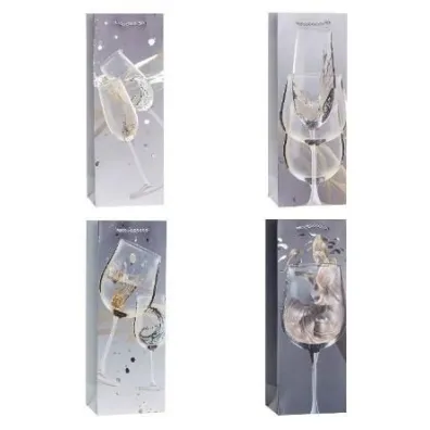 Rozette Torebka ozdobna na butelk� 12x36x9cm mix