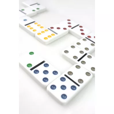 Domino szstkowe (klasyczne) Deluxe w puszce