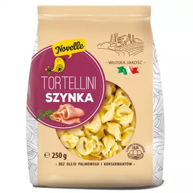 Novelle Tortellini Szynka 250 g