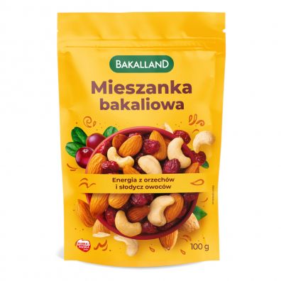 Bakalland Mieszanka orzechów z bakaliami 100 g