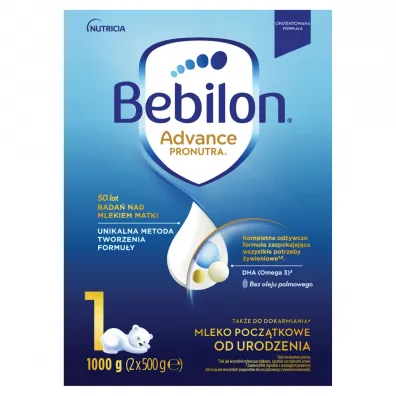 Bebilon 1 Advance Pronutra Mleko pocztkowe od urodzenia 1 kg