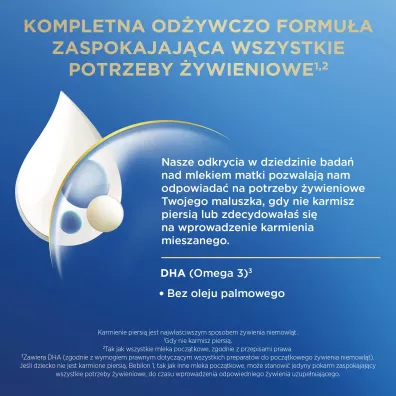 Bebilon 1 Advance Pronutra Mleko pocztkowe od urodzenia 1 kg