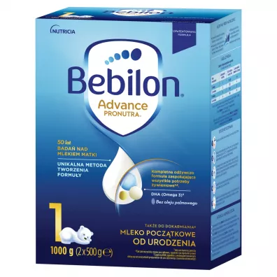 Bebilon 1 Advance Pronutra Mleko pocztkowe od urodzenia 1 kg