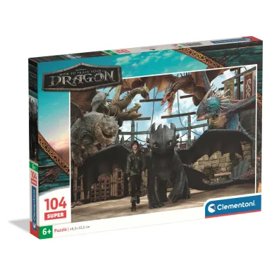 Puzzle Super 104 el. How to Train Your Dragon Clementoni
