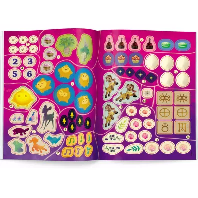 100 brokatowych naklejek. Disney �yczenie