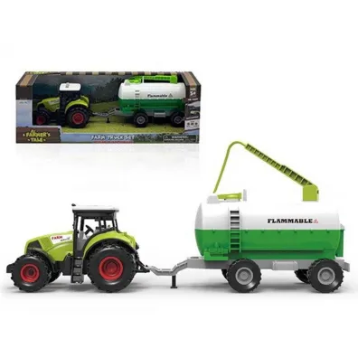 Traktor z przyczep� 1:36 �wiat�o d�wi�k Madej