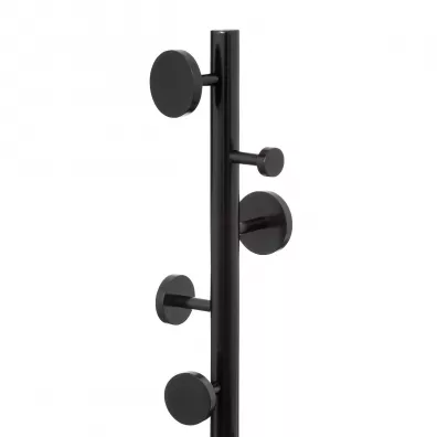 5five Simply Smart Nowoczesny wieszak stojcy czarny 176 cm