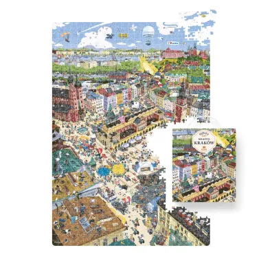 Puzzle Puzzlove CzuCzu 1000 el. Miasto Krak�w Bright Junior Media