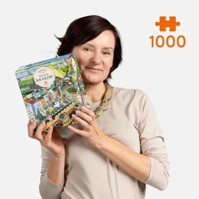 Puzzle Puzzlove CzuCzu 1000 el. Miasto Krak�w Bright Junior Media