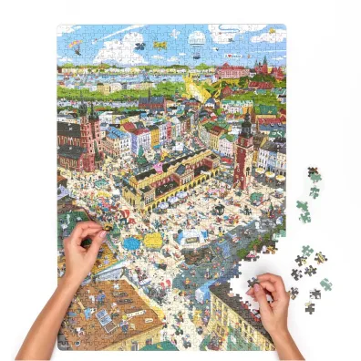 Puzzle Puzzlove CzuCzu 1000 el. Miasto Krak�w Bright Junior Media