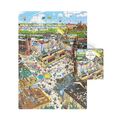 Puzzle Puzzlove CzuCzu 1000 el. Miasto Krak�w Bright Junior Media