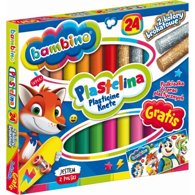 St. Majewski Plastelina Bambino 24x15g