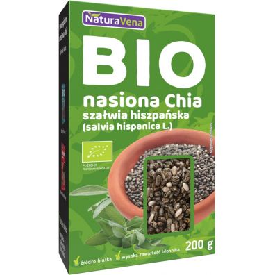 NaturaVena Nasiona chia 200 g Bio