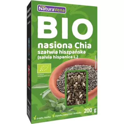 NaturaVena Nasiona chia 200 g Bio