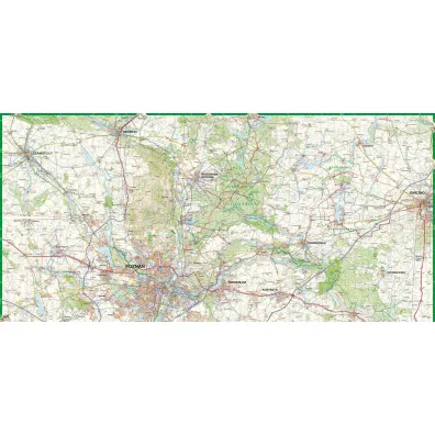 Retezat Retezat Mountains laminowana mapa trekkingowa 1:50 000 2024