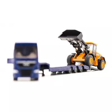 Siku Super. Ci�ar�wka MAN TGX XXL z �adowark� JCB