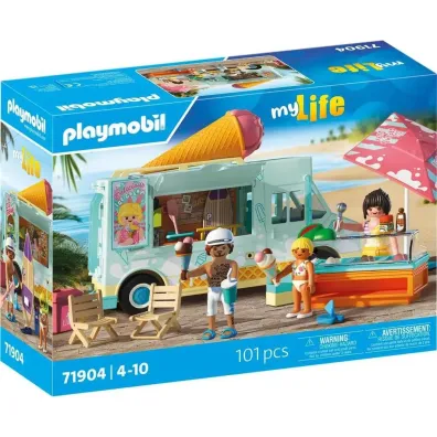 Playmobil My Life Furgonetka z lodami i sklepikiem surfingowym 71904