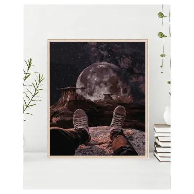 Twoje Hobby Malowanie po numerach - Widok ksi�yca 40x50cm