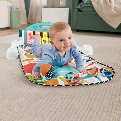Fisher-Price. Mata edukacyjna z pianinkiem Mattel