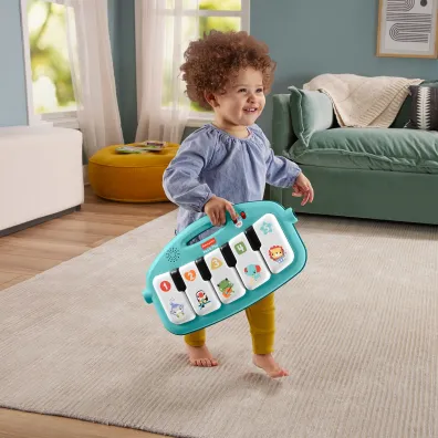 Fisher-Price. Mata edukacyjna z pianinkiem Mattel